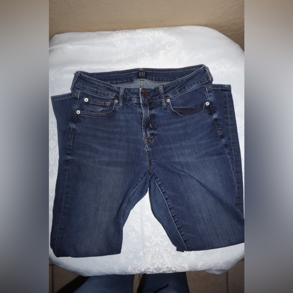 GAP Women's Dark Blue Skinny Jeans